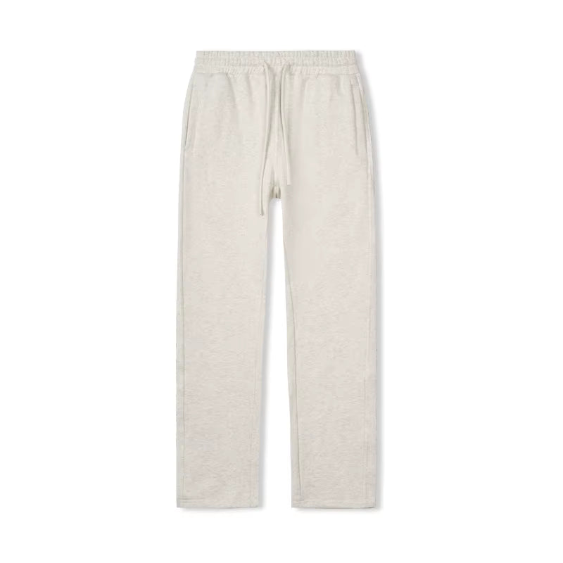 Men's Casual Light Gray Fleece Sweatpants - Julian's Menswear