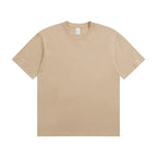 Julian's Menswear S Lite Camel Men's Quality Heavyweight Cotton T-Shirt | Classic Fit O-Neck Shirt