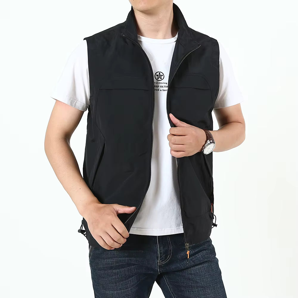 Men's Casual Softshell Safari Vest