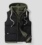 Men's Hooded Puffer Vest | Julian's Menswear