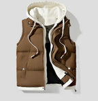 Men's Hooded Puffer Vest | Julian's Menswear