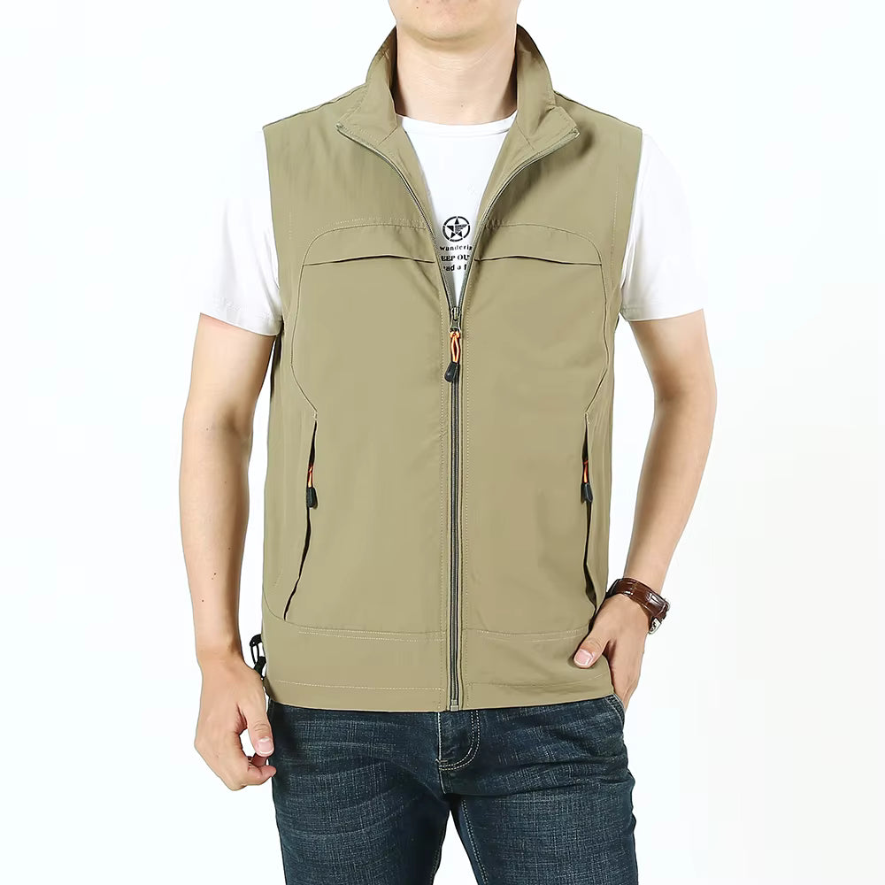 Men's Casual Softshell Safari Vest