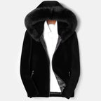 Men's Natural Fox Fur Coat