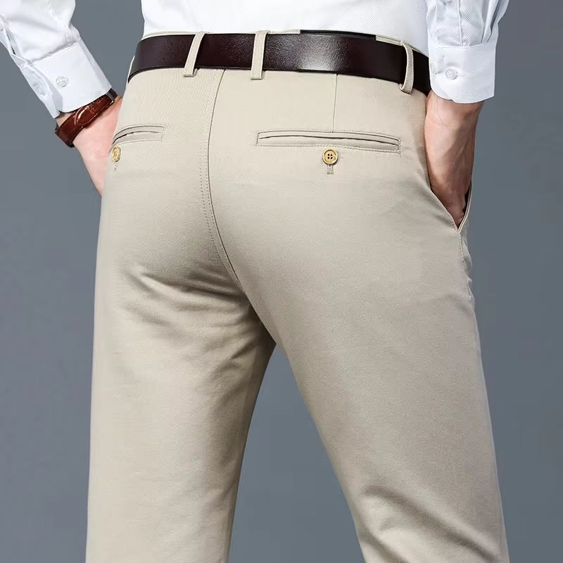 Men's Straight Leg Formal Trousers | Julian's Menswear