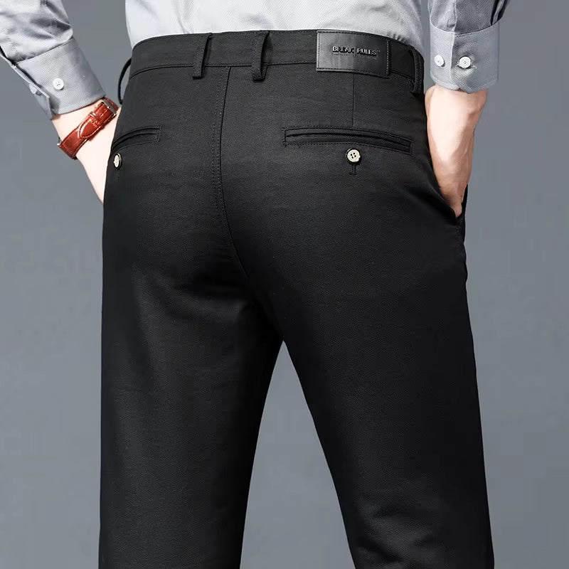 Men's Straight Leg Formal Trousers | Julian's Menswear