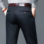 Men's Straight Leg Formal Trousers | Julian's Menswear