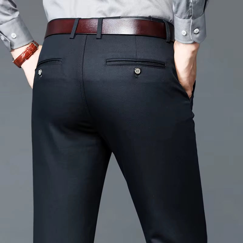 Men's Straight Leg Formal Trousers | Julian's Menswear