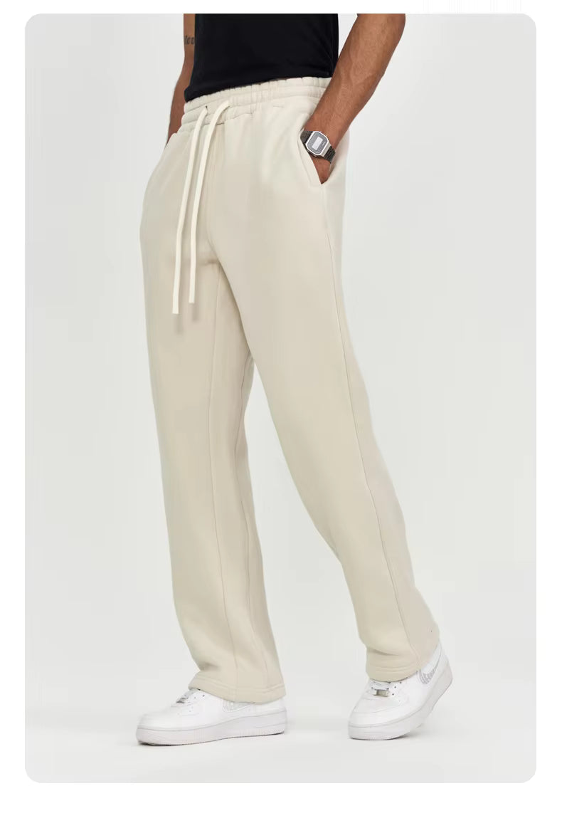 Julian's Menswear S Black Men's Winter Ready Heavyweight Fleece Blend Sweatpants | 350GSM