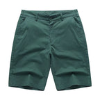 Julian's Menswear # Mint Men's Casual Stretch Bermuda Shorts - Versatile Smart-Casual Look