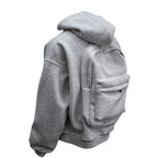 Men's Gray Heavyweight Cotton Zip-Up Hoodie | Julian's Menswear