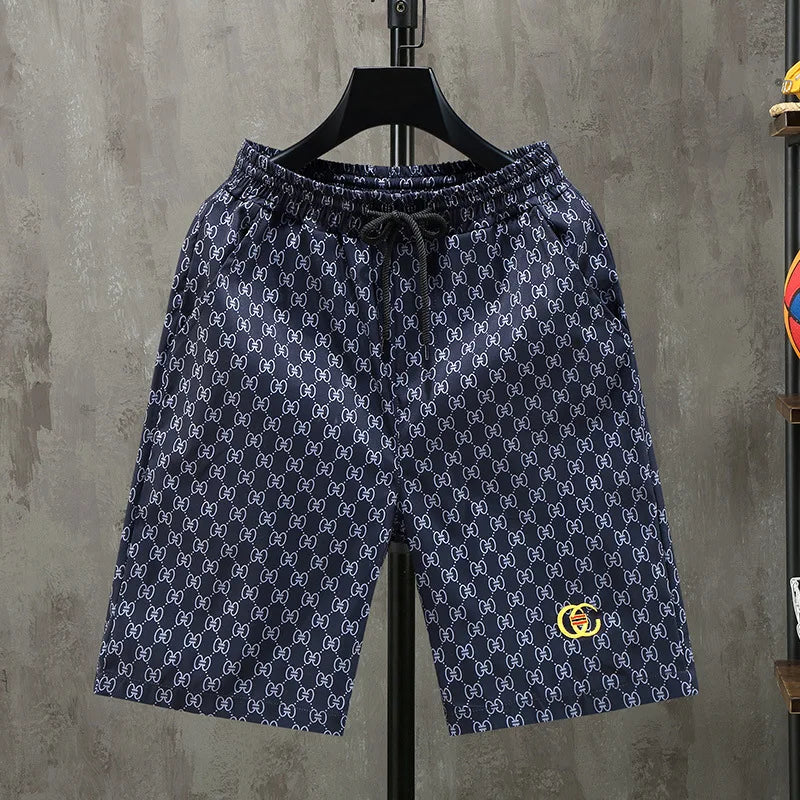 Men's Navy Casual Beach Shorts - Julians Menswear