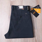 Julian's Menswear 31 Navy Men's Cotton Blend Chino Pants - Versatile and Comfortable for Effortless Style