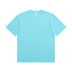 Julian's Menswear S Pastel Blue Men's Quality Heavyweight Cotton T-Shirt | Classic Fit O-Neck Shirt