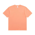 Julian's Menswear S Pastel Peach Men's Quality Heavyweight Cotton T-Shirt | Classic Fit O-Neck Shirt
