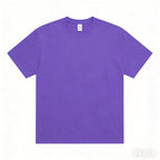 Julian's Menswear S Purple Men's Quality Heavyweight Cotton T-Shirt | Classic Fit O-Neck Shirt
