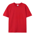 Julian's Menswear S Red Men's 230GSM Heavyweight Cotton T-Shirt - Breathable and Quick-Dry