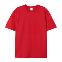 Julian's Menswear S Red Men's 230GSM Heavyweight Cotton T-Shirt - Breathable and Quick-Dry