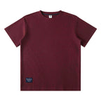 S Red Men's Heavyweight 280GSM Waffle Knit Tee - All-Day Comfort & Retro Style Julian's Menswear