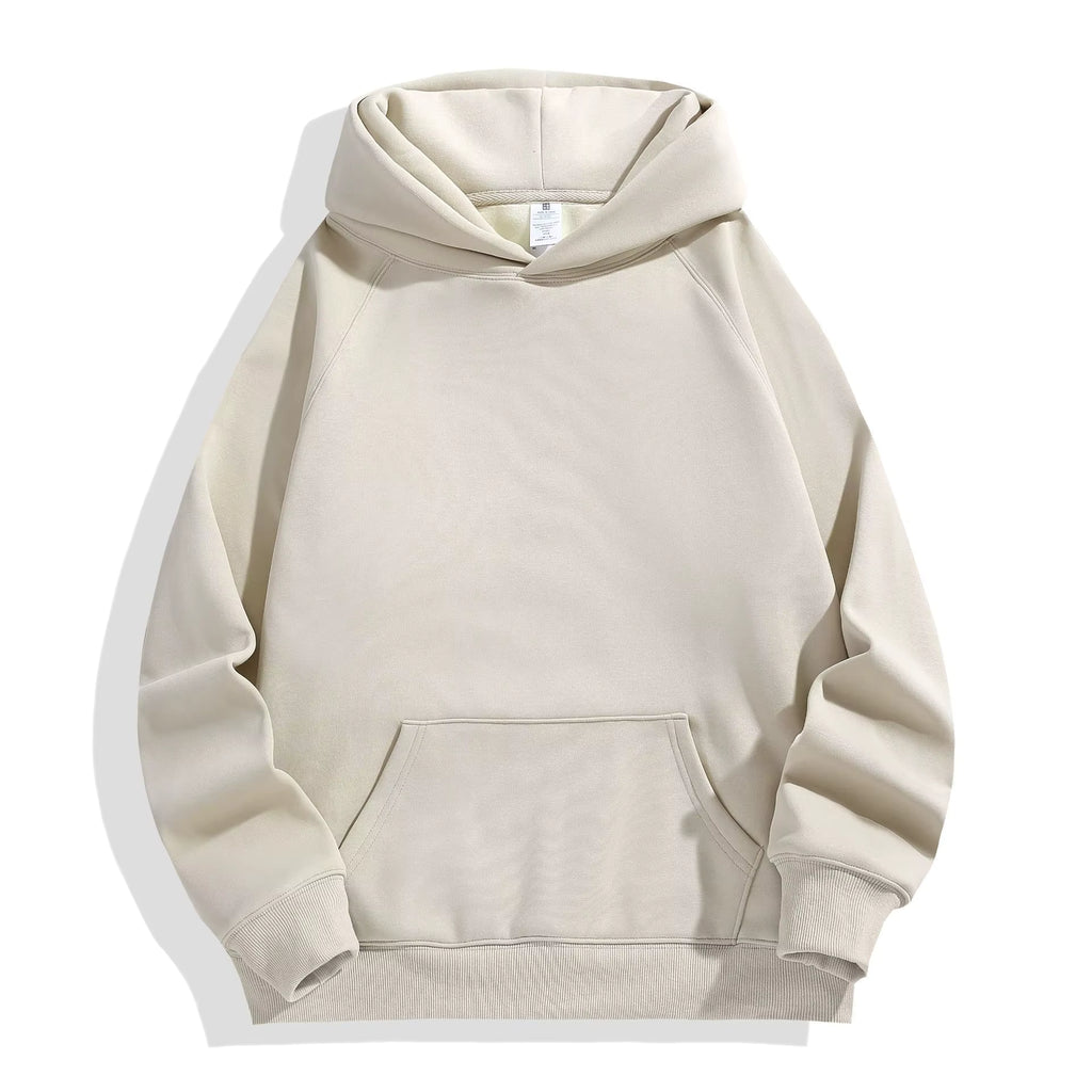 Julian's Menswear XS Tan Men's Heavyweight 600GSM Cotton Hoodie
