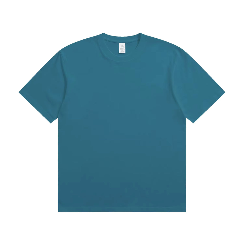 Julian's Menswear S Teal Men's Quality Heavyweight Cotton T-Shirt | Classic Fit O-Neck Shirt