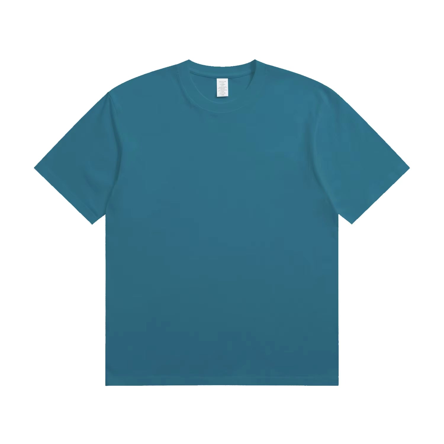 Julian's Menswear Teal Premium Heavyweight Cotton T-Shirt | 230GSM Men's Tee | Classic Fit O-Neck Shirt