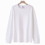 Julian's Menswear S White Men's 260g Cotton Long Sleeve Shirt - Breathable Cotton Shirt