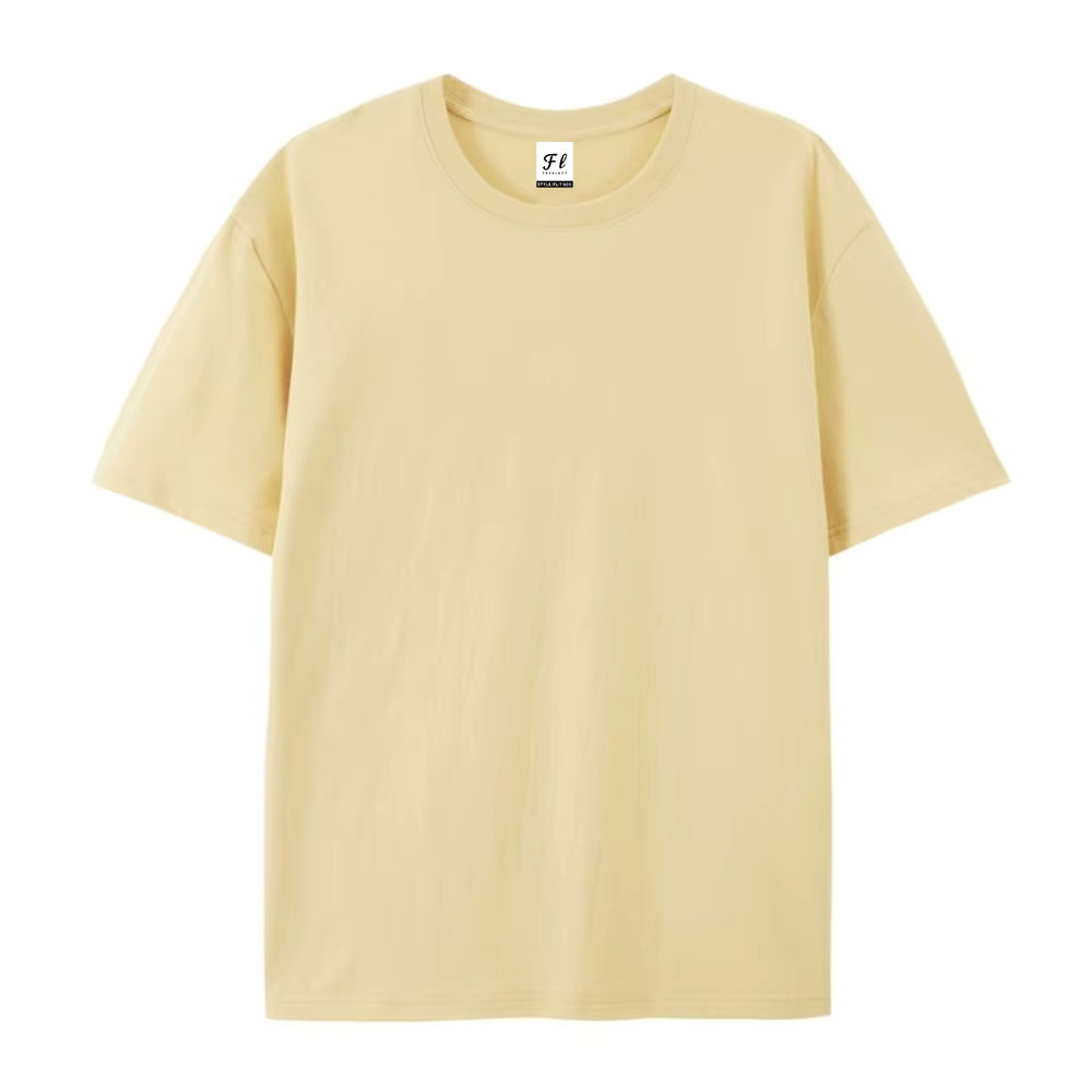 Yellow Heavyweight Cotton T-Shirt