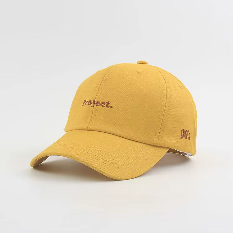 Yellow Retro 90s Baseball Cap