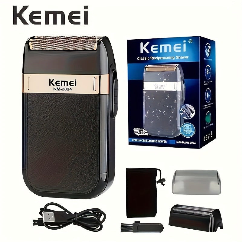 Kemei Professional Men'S Grooming Kit Hair Clipper Beard Trimmer And Reciprocating Shaver Available In Single 2pcs Or 3pcs Set Suitable For Home And Salon Use Perfect Holiday Gift For Dad