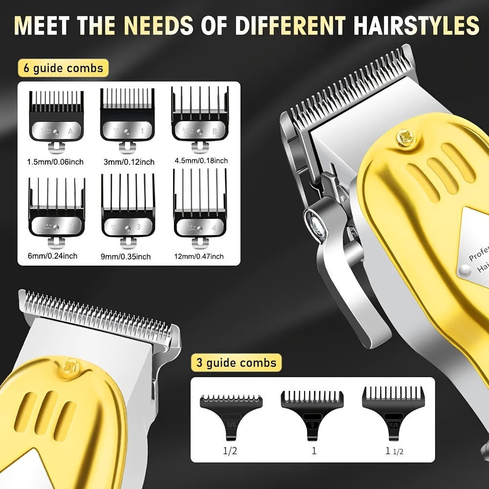 [Holiday Gift, Electric Razor Shaver] Men's Grooming Kit, Electric Razor Shaver - Beard Trimmer Hair Trimmer Shaving Kit, Foil Shaver Barber Clipper - Holiday Gifts For Him