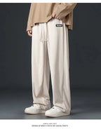 Julian's Menswear Men's Wide-Leg Corduroy Pants in Beige, Dark Gray, and Black — Stay stylish and comfortable all day!