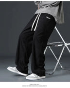 Julian's Menswear Men's Wide-Leg Corduroy Pants in Beige, Dark Gray, and Black — Stay stylish and comfortable all day!