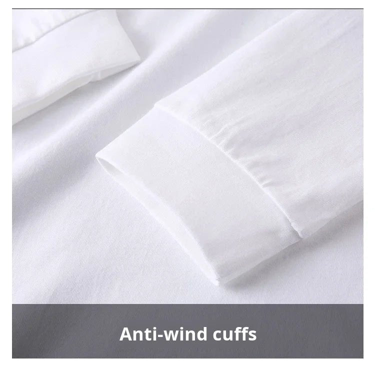Julian's Menswear Men's 260g Cotton Long Sleeve Shirt - Breathable Cotton Shirt