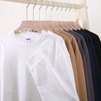 Julian's Menswear Men's Cotton Long Sleeve Shirt | Breathable 260g Cotton, Durability, Comfort