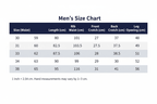 Men's Size Chart