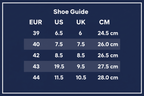 Men's Casual Platform Sneakers | Size Chart | Julian's Menswear