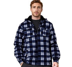 Men's Casual Fleece Plaid Jacket | Julian's Menswear
