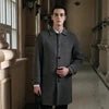 Julian's Menswear M Grey Men's Pure Wool Slim Fit Overcoat