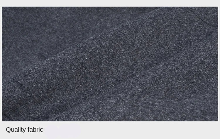 Julian's Menswear M Black Men's Quilted Wool Blend Winter Coat