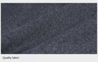 Julian's Menswear M Black Men's Quilted Wool Blend Winter Coat