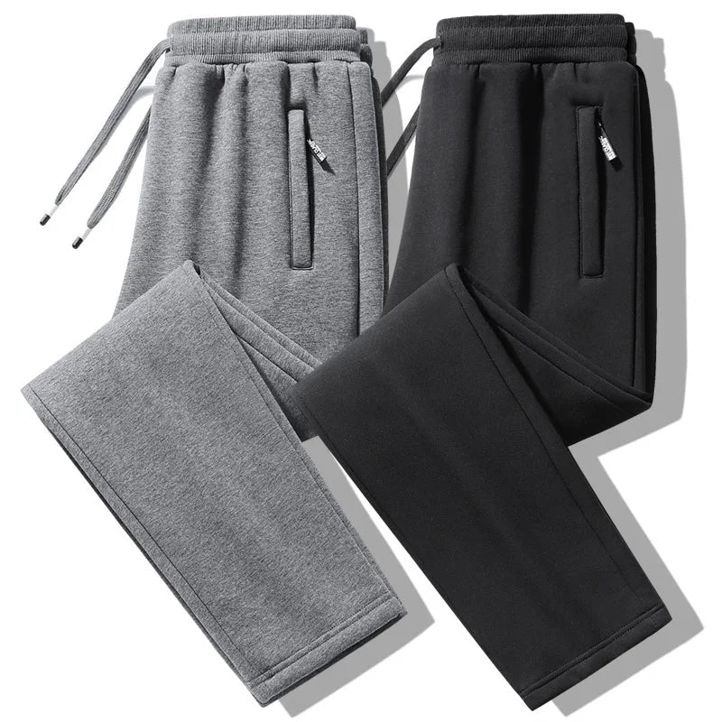 Julian's Menswear Men's Casual Fleece Joggers: Cozy, Classic Style for Comfortable Days