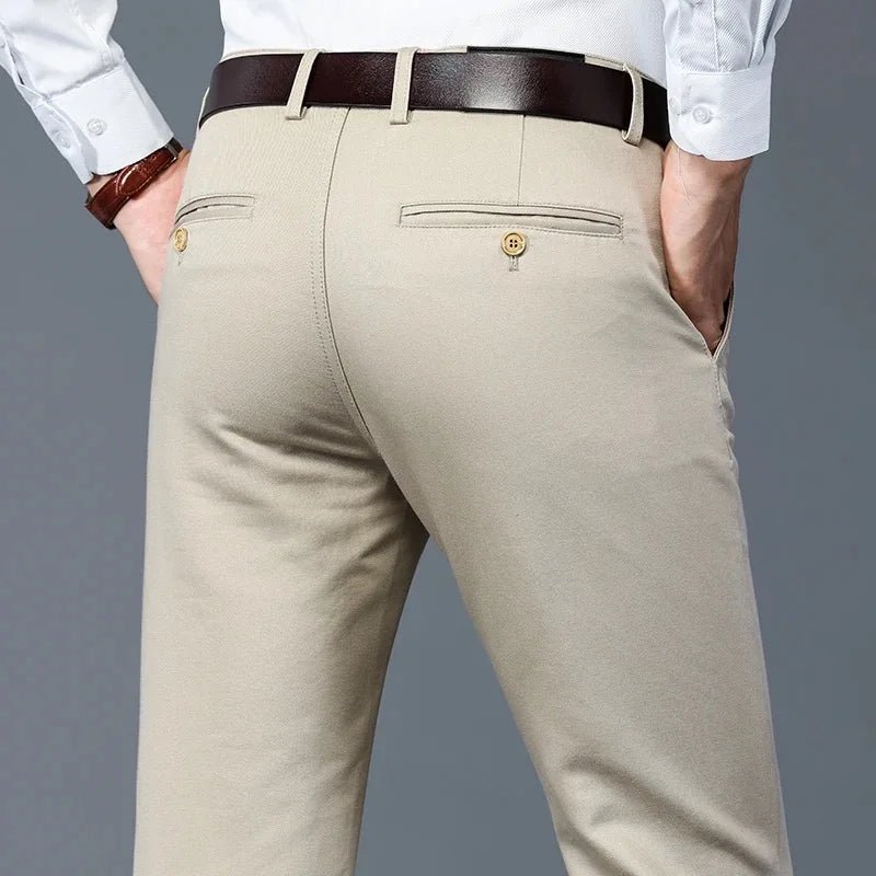 Men's Straight Leg Formal Trousers | Julian's Menswear