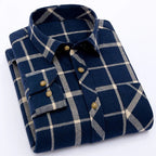 Men's Long Sleeve Plaid Dress Shirt | Julian's Menswear