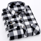 Men's Long Sleeve Plaid Dress Shirt | Julian's Menswear