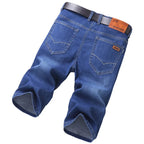 Julian's Menswear Blue S Men's Straight Denim Shorts