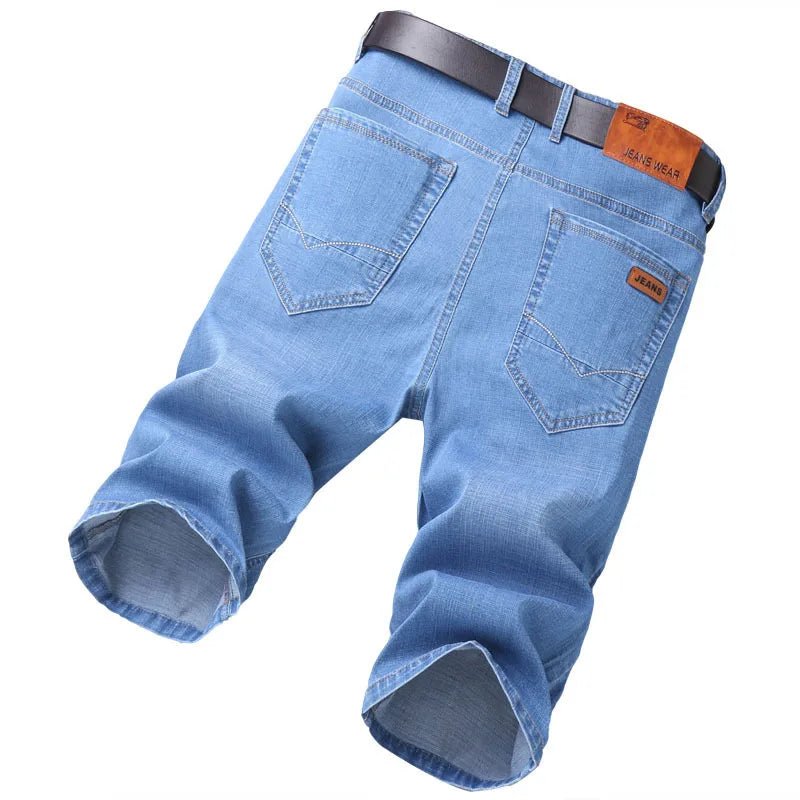 Julian's Menswear Blue S Men's Straight Denim Shorts