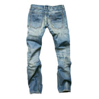 Julian's Menswear Fade-Proof Modern Men's Stretch Denim Bootcut Jeans - Comfy Mid-Rise Fit