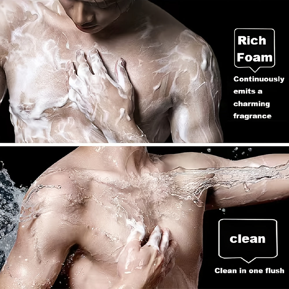 Men's Body Wash for Sensitive Beige - Alcohol-Free & Moisturizing /Korean Formula, Mild Daily Use Shower Gel, All Beige Types (Including Dry/Combination), Ideal Gift for Husband/Boyfriend - Asian-Inspired Men's Grooming Care,