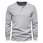 Julian's Menswear M Gray Men's Casual Long Sleeve Shirt: Breathable Polyester-Cotton Blend, Slim-Fit, 6 Colors, Sizes M-3XL
