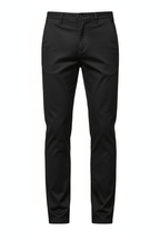 Julian's Menswear 28 Black Versatile Men's Classic Stretch Chinos for Office, Weekend & Beyond